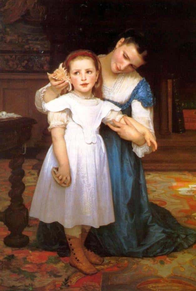 The Shell - William Bouguereau