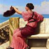 Le signal - John William Godward - Reproductions de tableaux et peintures haut de gamme