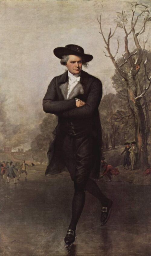 Le patineur (Portrait de William Grant) - Gilbert Stuart - Reproductions de tableaux et peintures haut de gamme