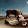 La Bohémienne endormie - Henri Rousseau - Reproductions de tableaux et peintures haut de gamme