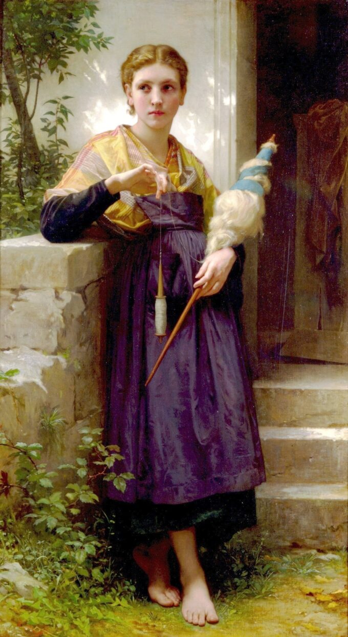 The Spinner - William Bouguereau