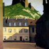 Le Château fort et la place des Andelys - Félix Edouard Vallotton - Reproductions de tableaux et peintures haut de gamme