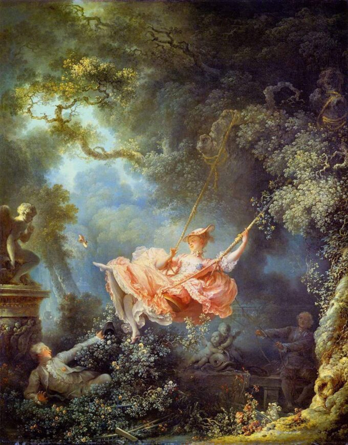 The Swing (The Happy Accidents of the Swing) - Jean-Honoré Fragonard