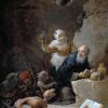 La tentation de saint Antoine - David The Younger Teniers - Reproductions de tableaux et peintures haut de gamme