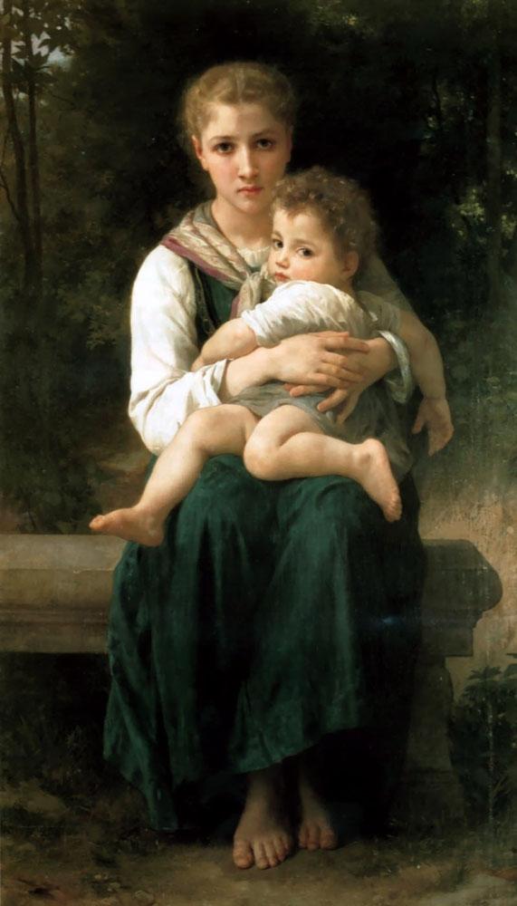 The Two Sisters - William Bouguereau