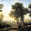 La Fête villageoise - Claude Lorrain - Reproductions de tableaux et peintures haut de gamme