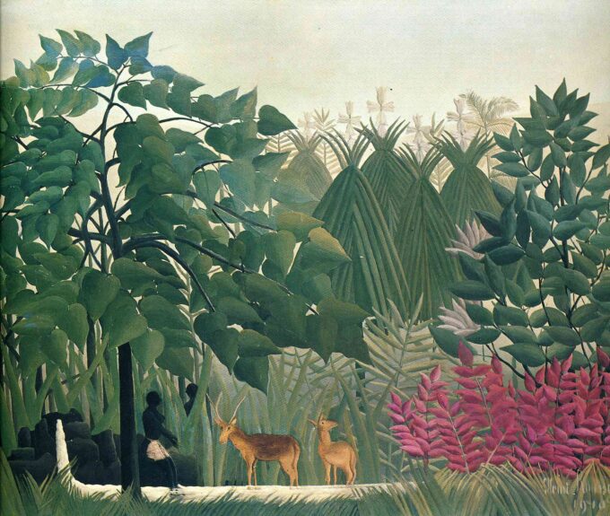 The Waterfall - Henri Rousseau