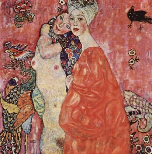 Les Amies - Gustav Klimt - Reproductions de tableaux et peintures haut de gamme