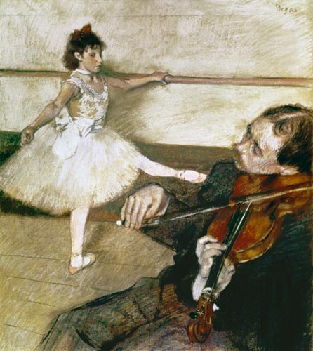 The Dance Lesson - Edgar Degas