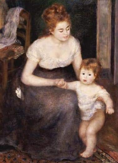 The First Step - Pierre-Auguste Renoir