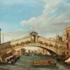 Le pont du Rialto, Venise - Giovanni Antonio Canal - Reproductions de tableaux et peintures haut de gamme