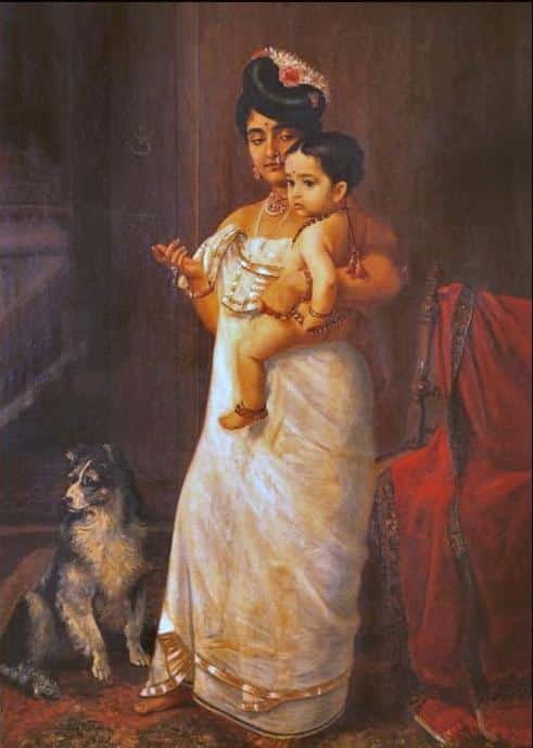 Here comes Daddy - Ravi Varma