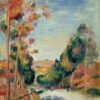 Paysage proche de Essoyes 1897 - Pierre-Auguste Renoir - Reproductions de tableaux et peintures haut de gamme