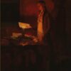 Thomas Jefferson Writing the Declaration of Independence - Howard Pyle - Reproductions de tableaux et peintures haut de gamme