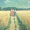 Three women on the road - Kazimir Malevich - Reproductions de tableaux et peintures haut de gamme