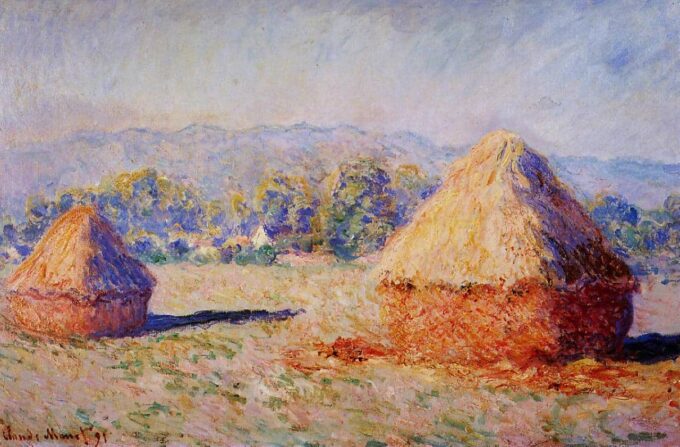 Meules au soleil, effet du matin – Claude Monet Oil Painting Reproduction