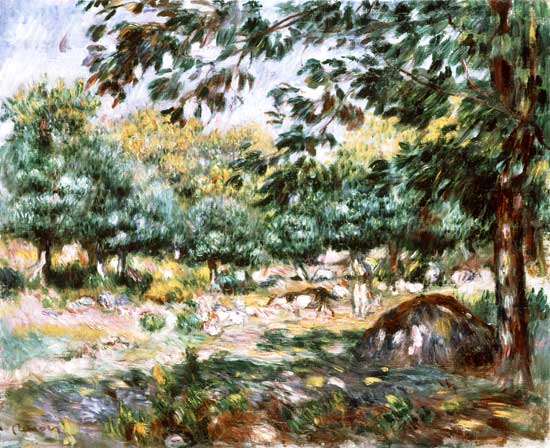 Treboul near Douarnenez - Pierre-Auguste Renoir