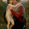 La Madone et l'enfant - Lionel Royer - Reproductions de tableaux et peintures haut de gamme