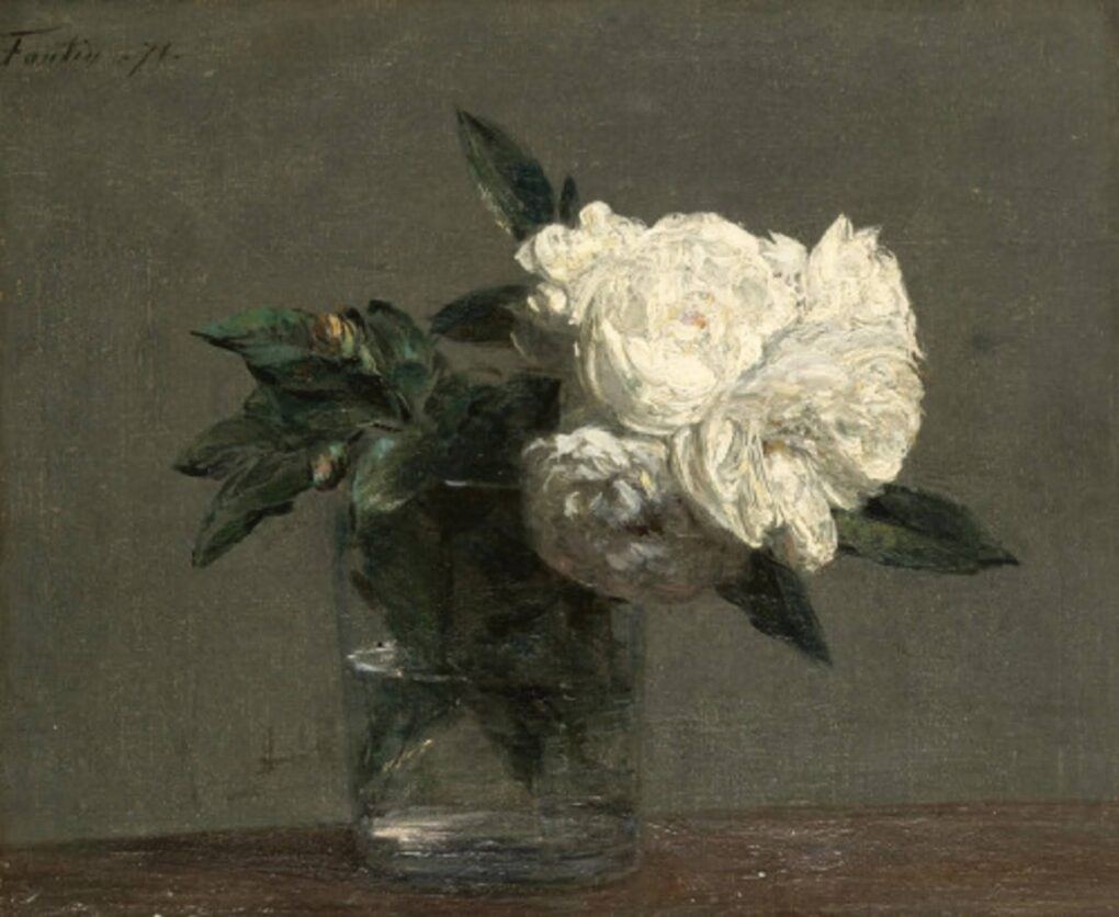 Les roses - Henri Fantin-Latour - Reproductions de tableaux et peintures haut de gamme