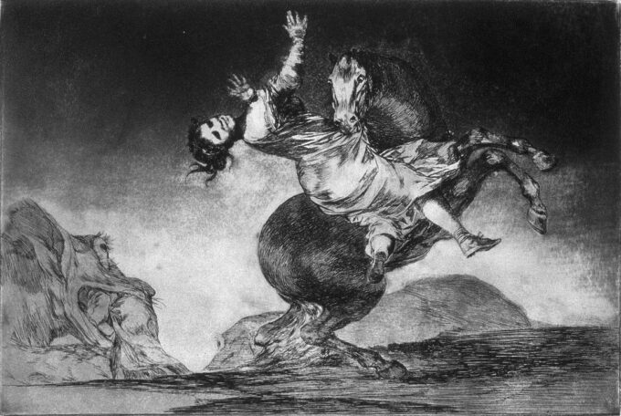 The Raptor Horse - Francisco de Goya