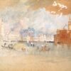 Venise vu de la lagune - William Turner - Reproductions de tableaux et peintures haut de gamme