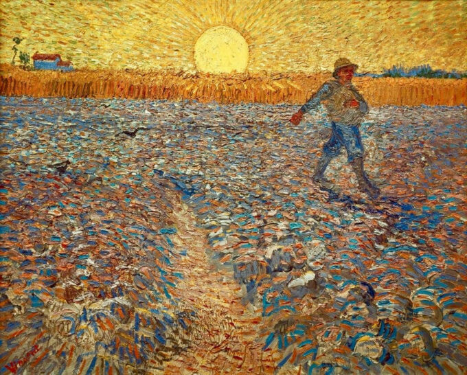 The Sower at Sunset - Van Gogh