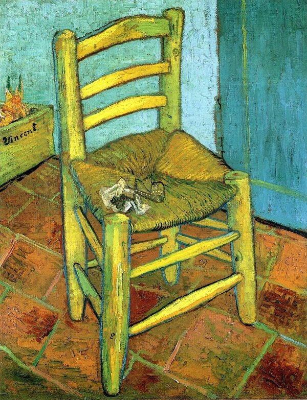 Vincent's Chair with Pipe - Van Gogh