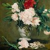 Vase de pivoines - Edouard Manet - Reproductions de tableaux et peintures haut de gamme