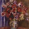 Vase de tulipes et d'anémones - Pierre-Auguste Renoir - Reproductions de tableaux et peintures haut de gamme