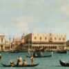 Venise depuis le Bacino - Giovanni Antonio Canal - Reproductions de tableaux et peintures haut de gamme