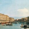 Vue sur le grand canal - Giovanni Antonio Canal - Reproductions de tableaux et peintures haut de gamme