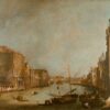 Le Grand Canal à Venise avec le Palazzo Corner Canale Grande - Giovanni Antonio Canal - Reproductions de tableaux et peintures haut de gamme