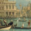 Venice, Piazzetta / Pai.b.Canaletto - Giovanni Antonio Canal - Reproductions de tableaux et peintures haut de gamme