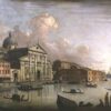 Venise : Vue de San Giorgio Maggiore (paire de 63930) - Giovanni Antonio Canal - Reproductions de tableaux et peintures haut de gamme