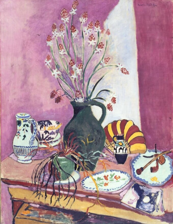 Still Life with Asphodels - Matisse Oil Painting Reproduction