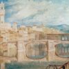 Vue de Florence depuis le Ponte - William Turner - Reproductions de tableaux et peintures haut de gamme