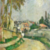 Route du village - Paul Cézanne - Reproductions de tableaux et peintures haut de gamme