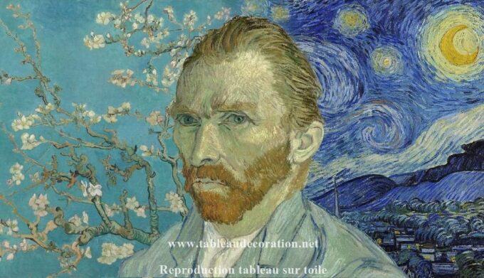 Tableau Van Gogh portrait. 

Translation: Van Gogh Portrait Painting