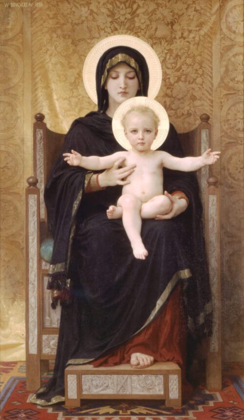 Vierge et enfant - William Bouguereau - Reproductions de tableaux et peintures haut de gamme