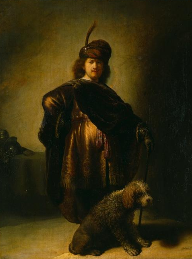 Self-portrait in Oriental Costume - Rembrandt van Rijn