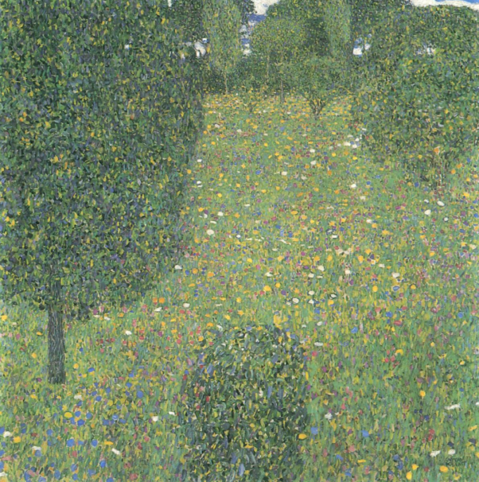 Landscaped Garden (Meadow with Flowers) - Gustav Klimt