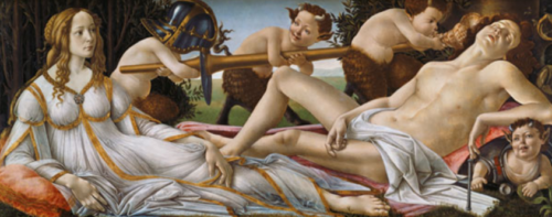 Vénus et Mars - Sandro Botticelli - Reproductions de tableaux et peintures haut de gamme