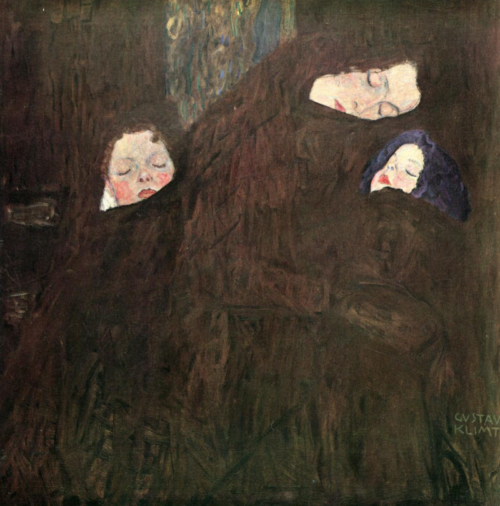 Mère avec enfants - Gustav Klimt - Reproductions de tableaux et peintures haut de gamme