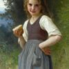 Thé de l'après-midi dans les champs - William Bouguereau - Reproductions de tableaux et peintures haut de gamme