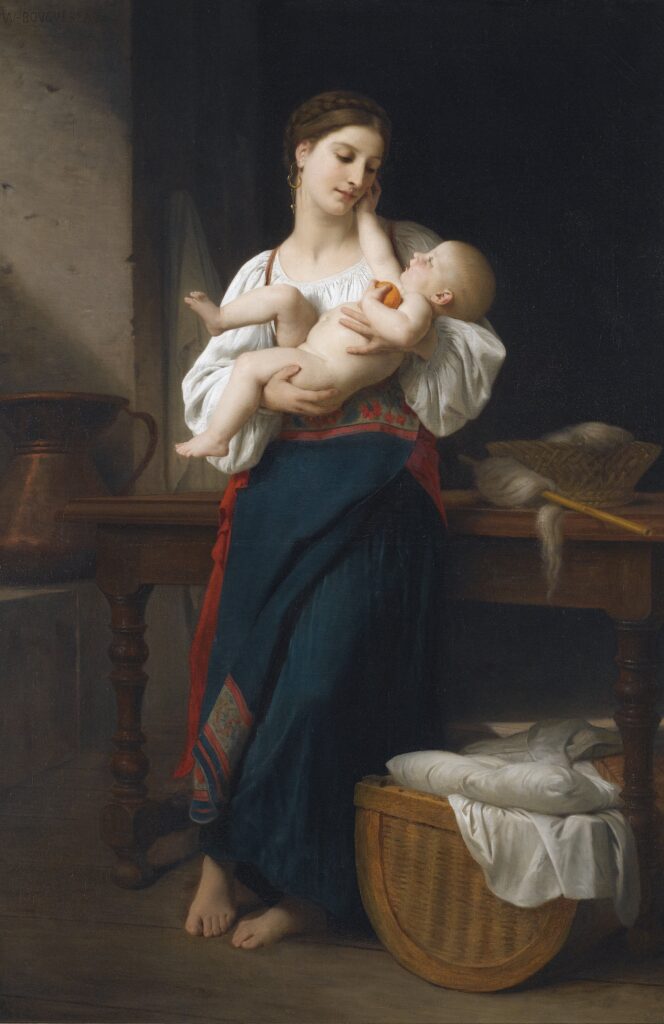 Mother and Child - William Bouguereau Oil Painting Reproduction