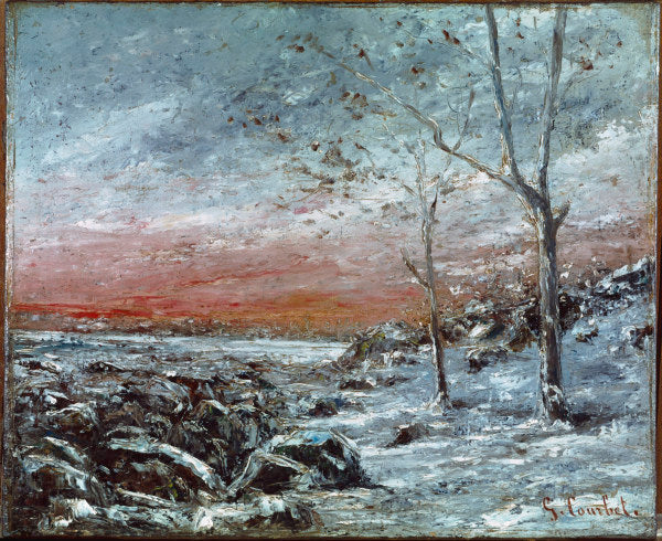 Winter Landscape - Gustave Courbet