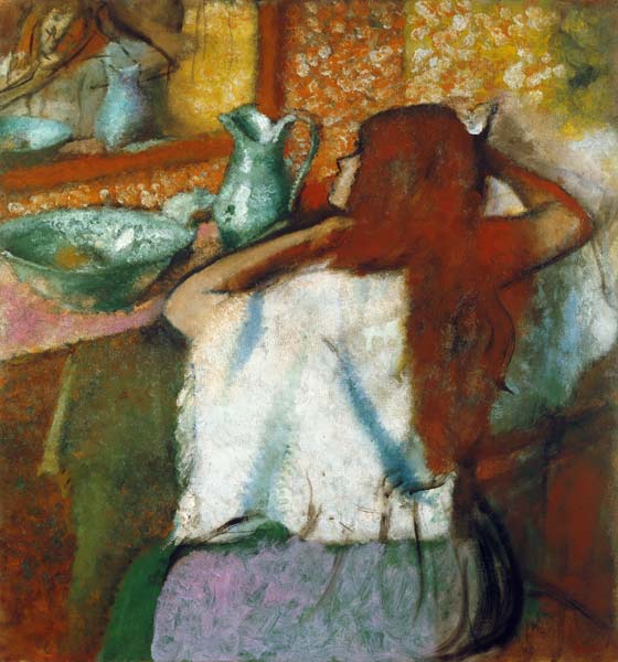 Woman at her Toilette - Edgar Degas