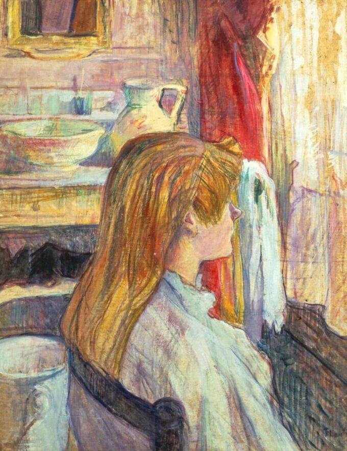 Woman at the Window - Toulouse Lautrec