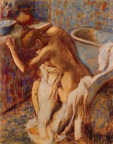 Woman drying herself - Edgar Degas