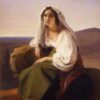 Woman from Ciociaria (Roman peasant woman) - Francesco Hayez - Reproductions de tableaux et peintures haut de gamme